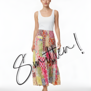 Skirt - Smocked Waist (Elastic) - Pink