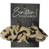 Leopard Print Petal Earrings