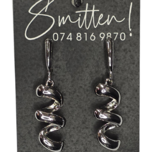 Contemporary Spiral Drop Earring