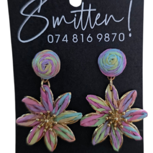  Bohemian-style statement earrings 