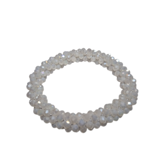  Faceted crystal bead bracelet