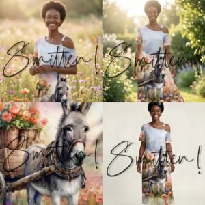 Alternative view of Traditional Donkey Cart Popi Flower Maxi Dress