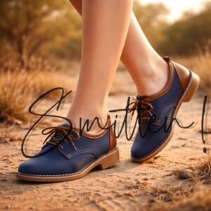 Two-tone Veldskoen (Vellie) - Navy