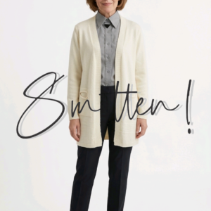 Open-front cardigan - Cream