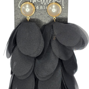 Alternative view of Chiffon Petal Dangle Earrings