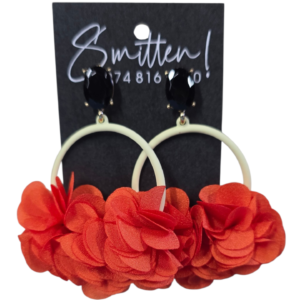  Bohemian-style Flower Hoop Earrings