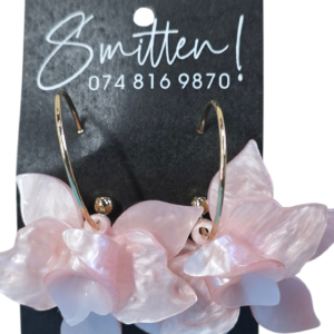 Alternative view of Three-dimensional Petals Earrings