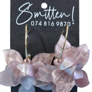 Three-dimensional Petals Earrings