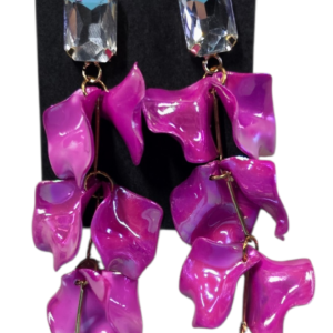  Flower Petals Drop Earrings