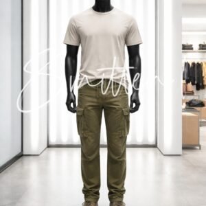 Slim-Fit Cargo pants - GREEN