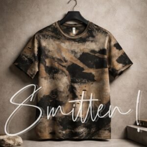 Alternative view of Distressed camo-print shirt - Brown