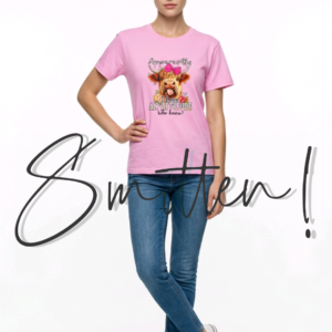 Pink Highland Cow T-Shirt