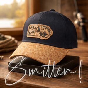 Black six-panel Cap