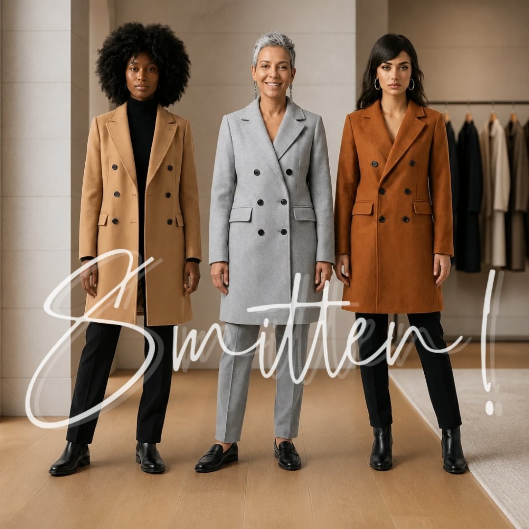 Stylish Ladies Overcoat - GREY - Image 2
