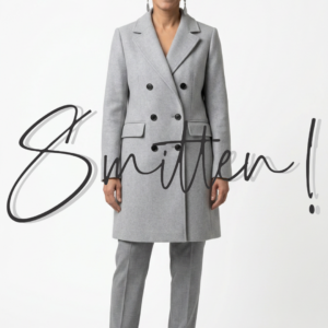 Stylish Ladies Overcoat - GREY