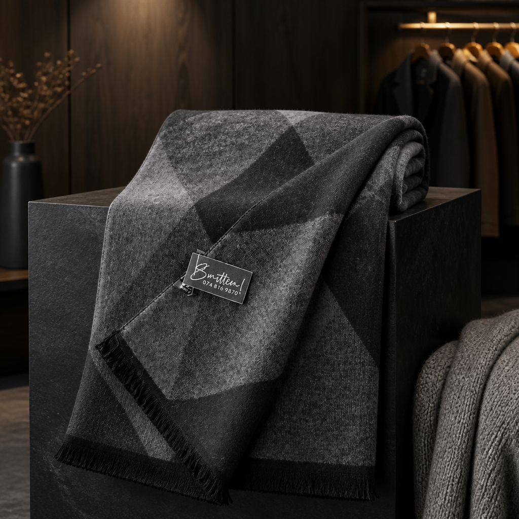 Men's winter scarves - Image 5