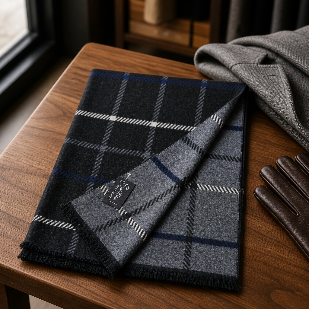 Men's winter scarves - Image 6