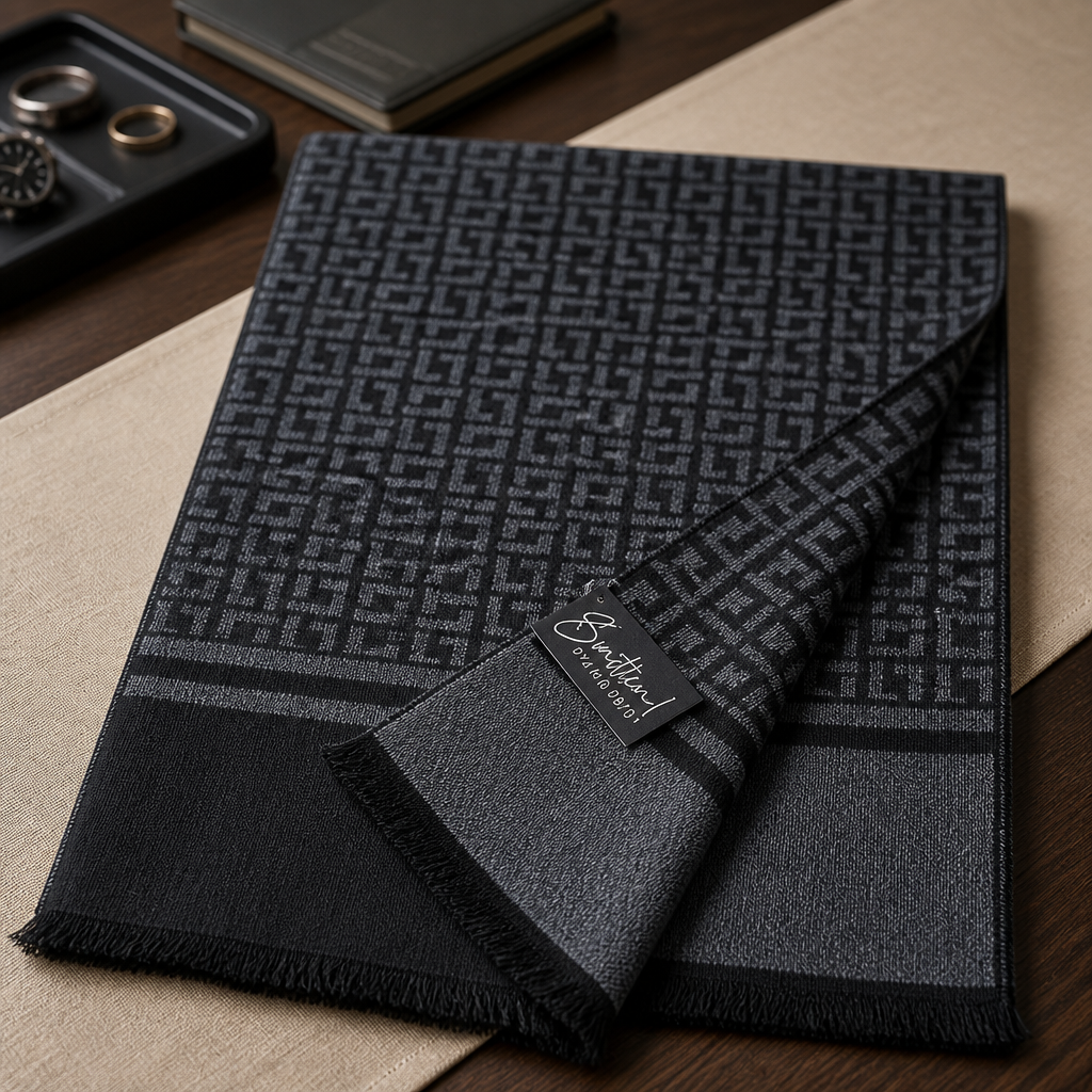 Men's winter scarves - Image 10