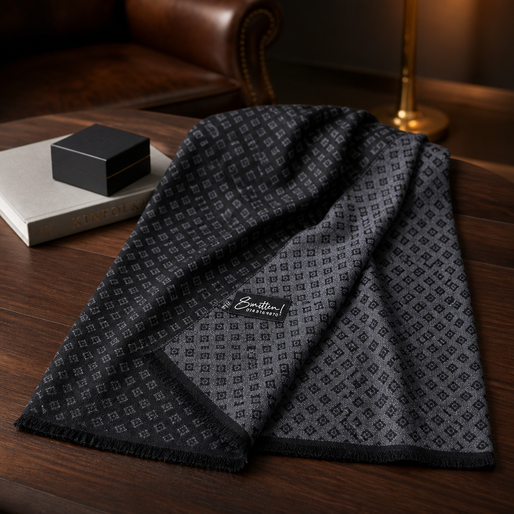 Men's winter scarves - Image 11