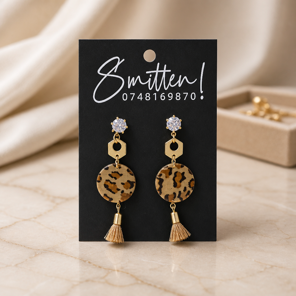 Geometric drop Earrings