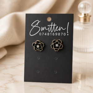 Elegant Floral Stud Earrings