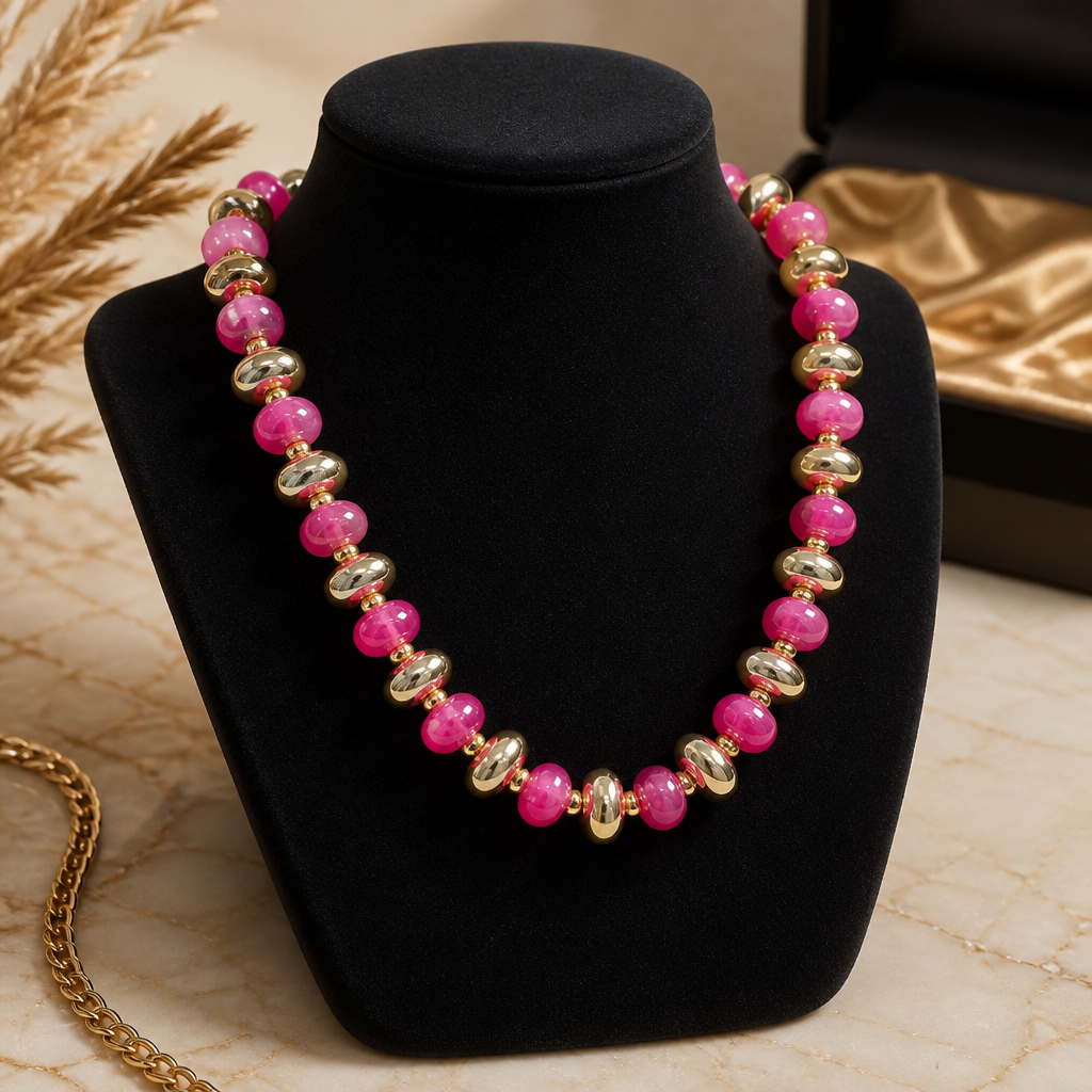 Chunky Beaded Necklaces - Image 4