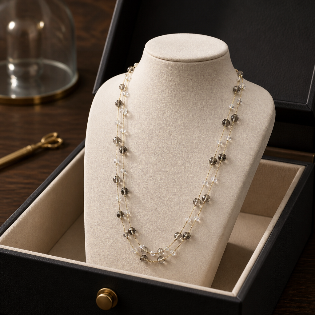 Layered Station Necklace - Image 3