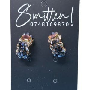 Alternative view of Costume Jewelry Huggee earrings.