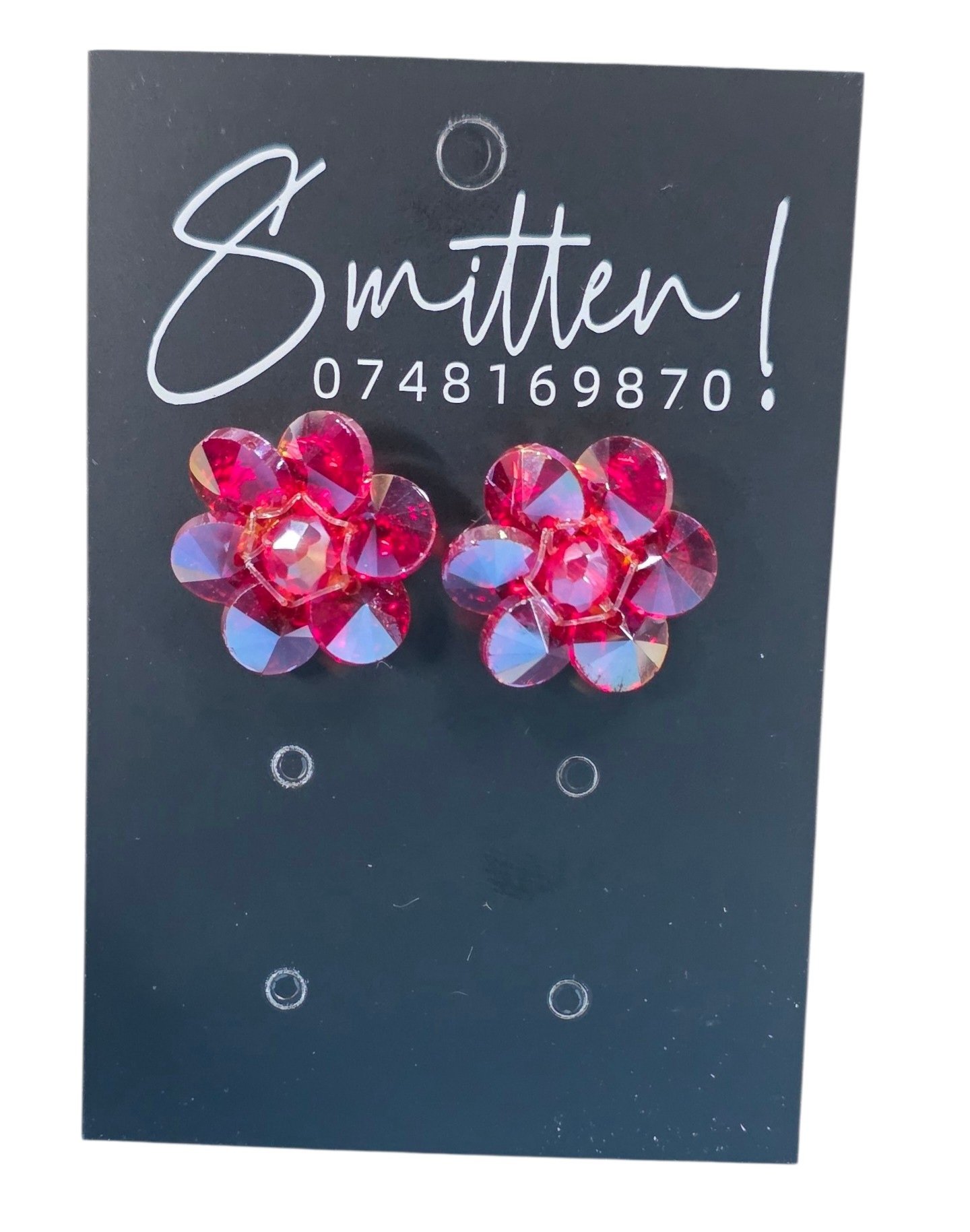 Flower-shaped Stud Earrings - Image 2