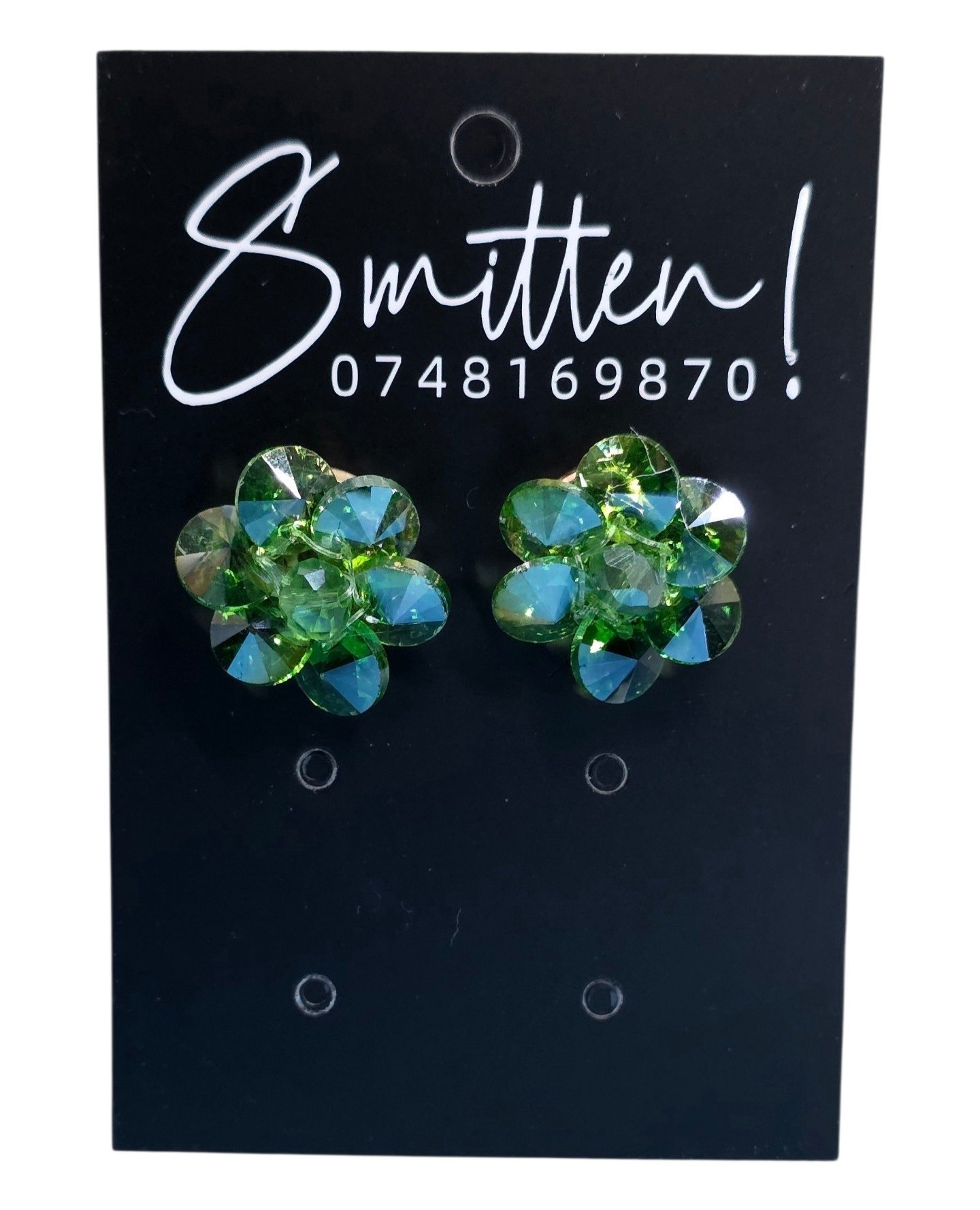 Flower-shaped Stud Earrings - Image 5