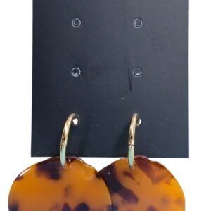 Alternative view of Molded Acrylic Disc Earings