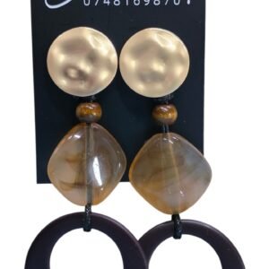 Alternative view of Three-Tier Drop Earrings