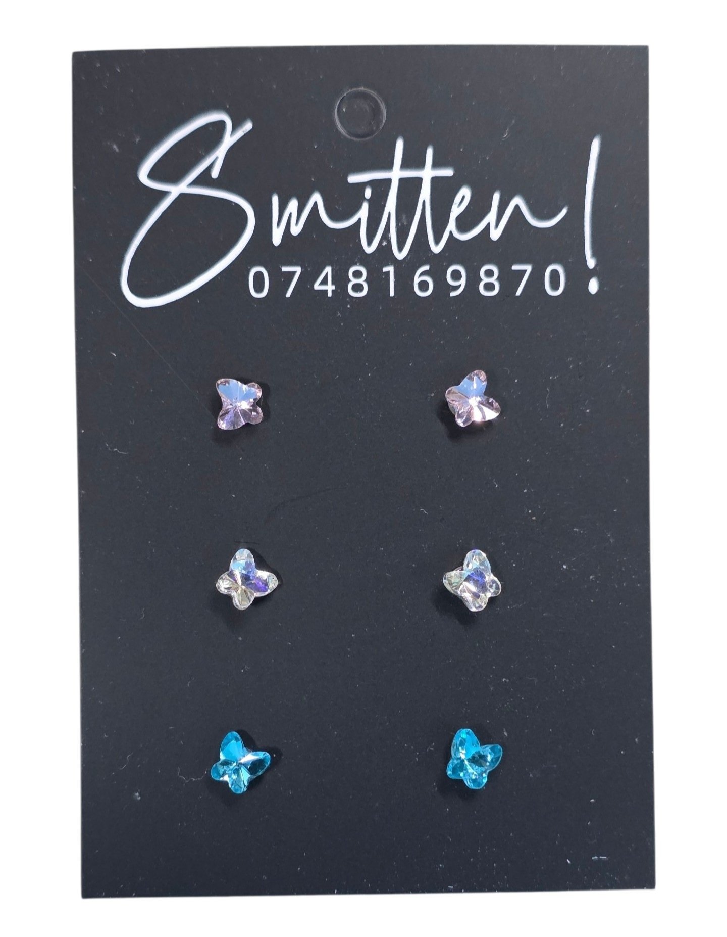 Butterfly stud Earrings - Image 3