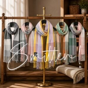Plaid Winter Scarves
