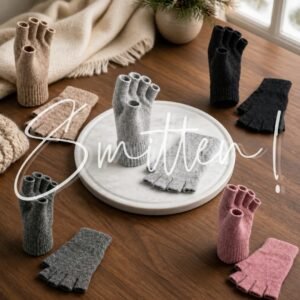 Fingerless Knit Gloves