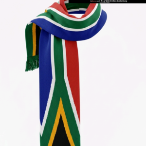 Alternative view of South African Flag Supporter Scarf