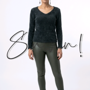 Pleather Pants - Olive