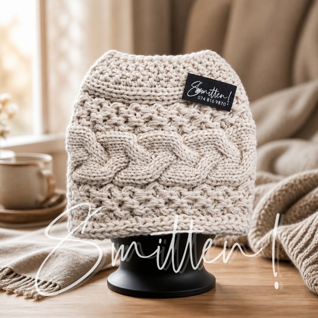 Winter Headband / Hair accessory / Chunky-knit ear warmer - Image 4