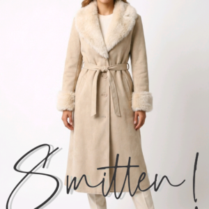 Longline Beige Winter Coat