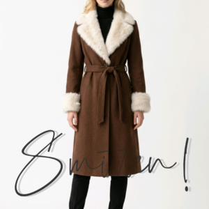 Longline Coffee Winter Coat