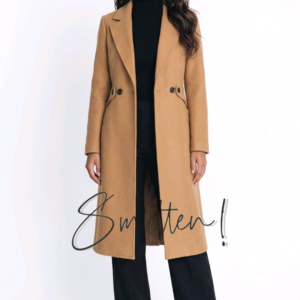  Tailored Longline Coat - Beige