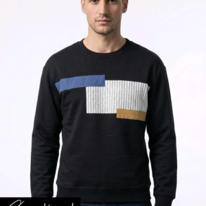 Contemporary Geometric men's Crewneck Sweatshirt