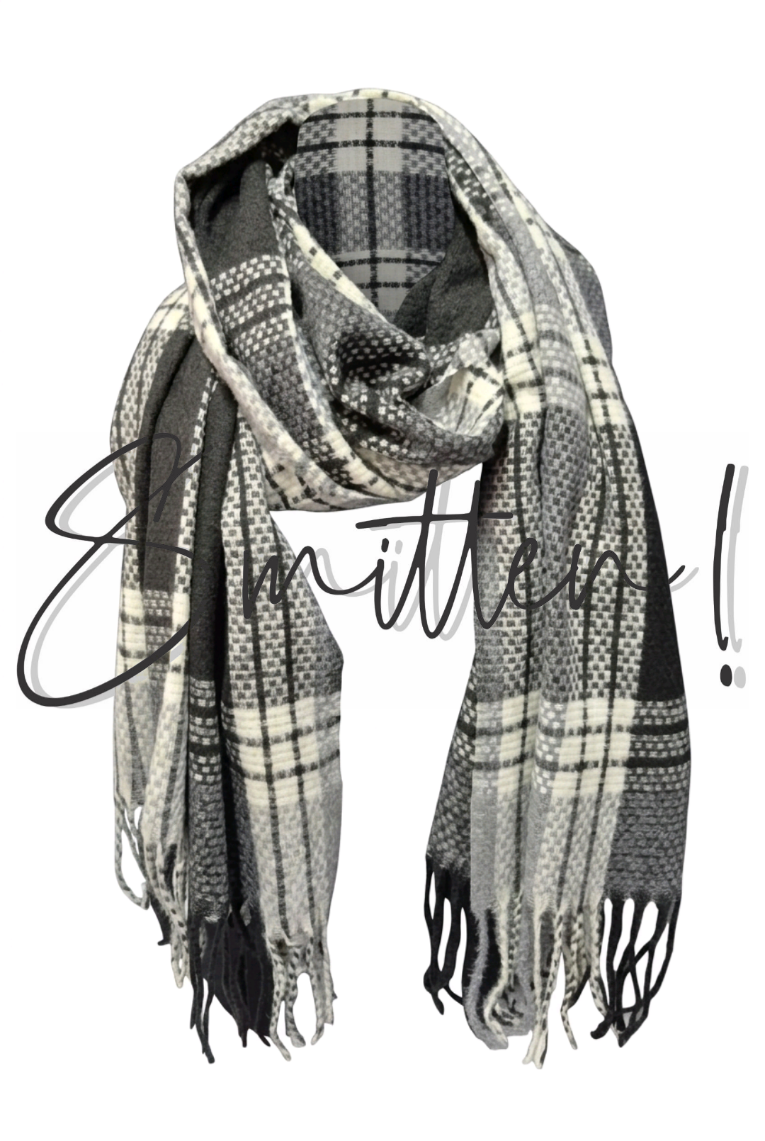 Plaid Winter Scarf - Image 4