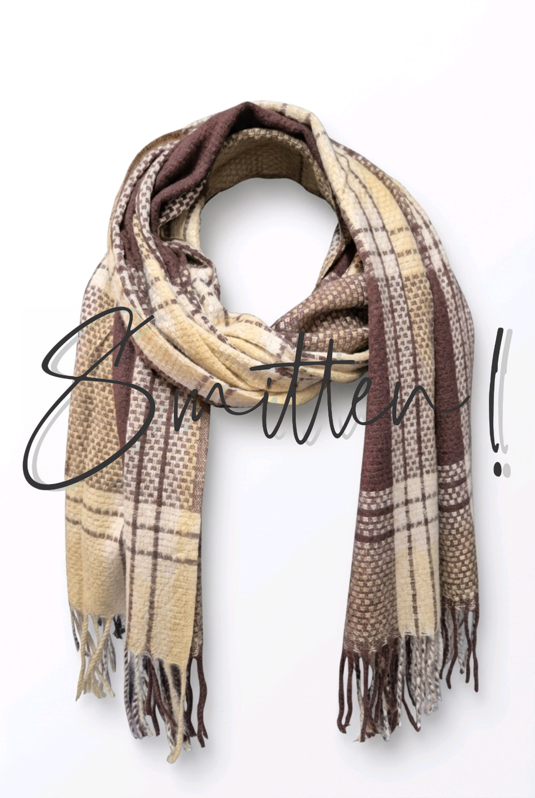 Plaid Winter Scarf - Image 6