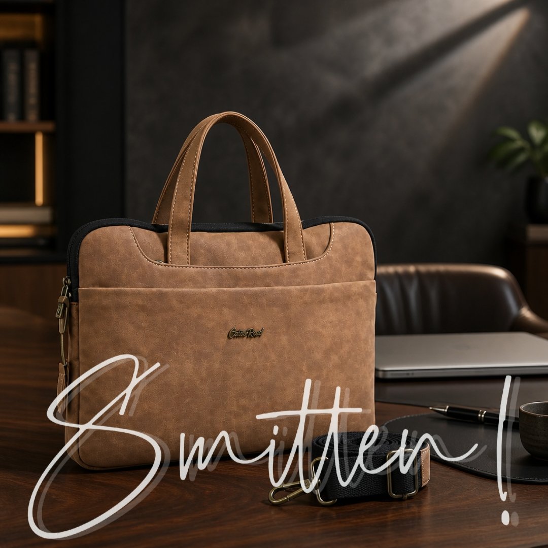 Cotton Road Padded Laptop Shoulder Bag - Image 3