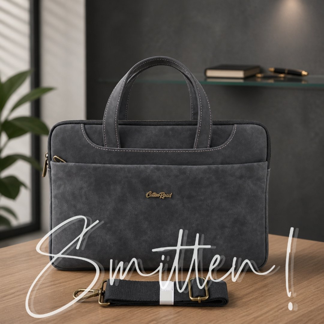 Cotton Road Padded Laptop Shoulder Bag - Image 7