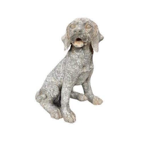 French Country Baron Dog Décor - Tongue out