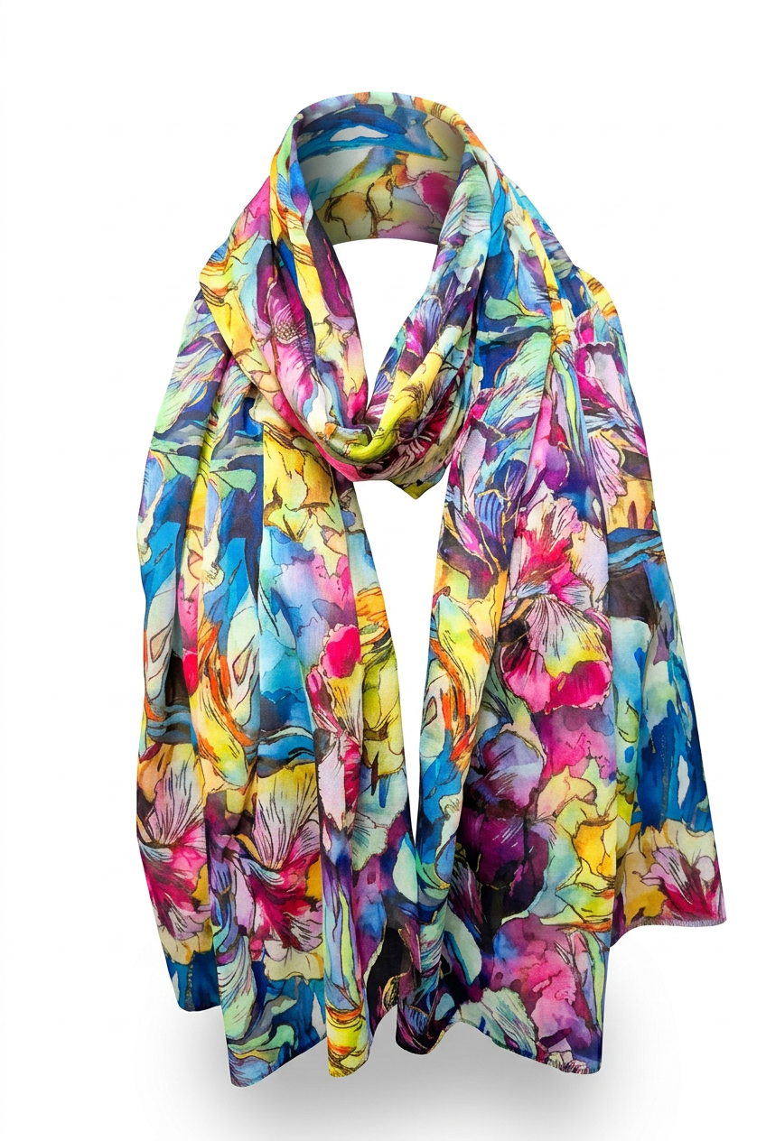 Patterned, Colorful Scarves - Image 7
