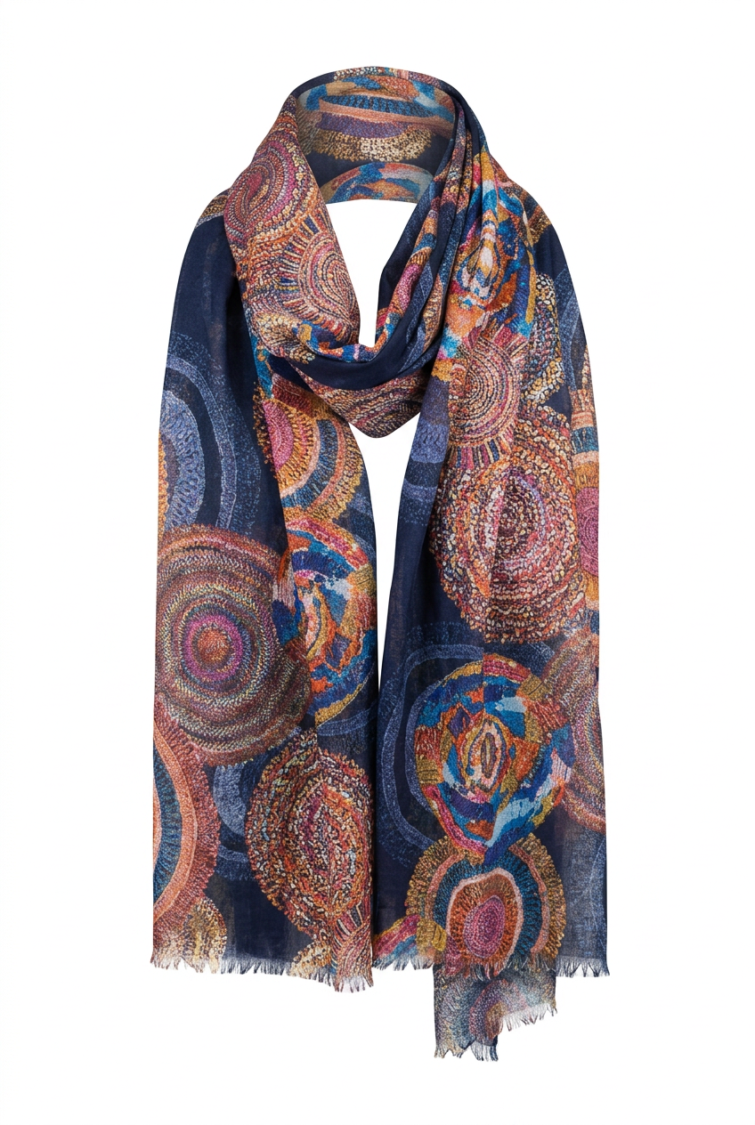 Patterned, Colorful Scarves - Image 9