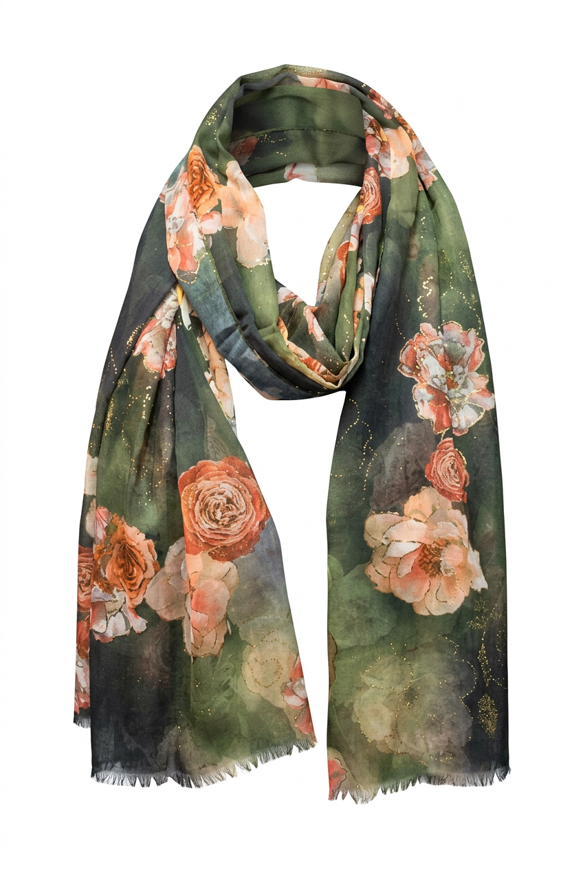 Patterned, Colorful Scarves - Image 20